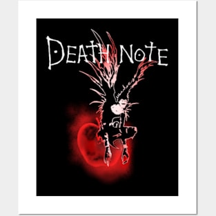 Death Note And Red Apple Posters and Art